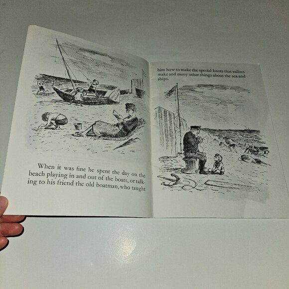VTG Little Tim & Brave Sea Captain Book Audio Cassette Tape Lot Edward Ardizzone - Picture 7 of 9